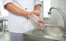 RFIDで飲食業の手洗い管理